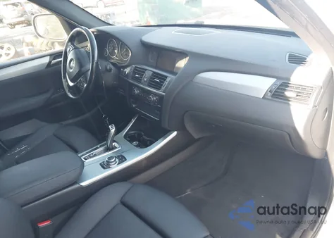 2013 BMW X3 xDrive28I z USA, uszkodzony, nr VIN 5UXWX9C5XD0A17753